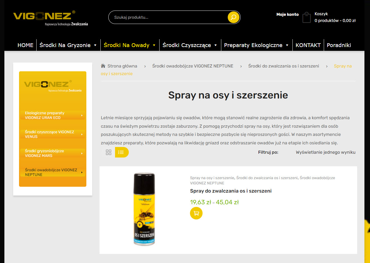 Spray na osy - jak skutecznie pozbyć się os i szerszeni wokół domu?